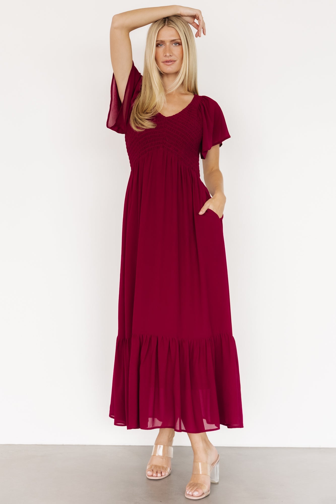 Monica Smocked Dress | Mulberry