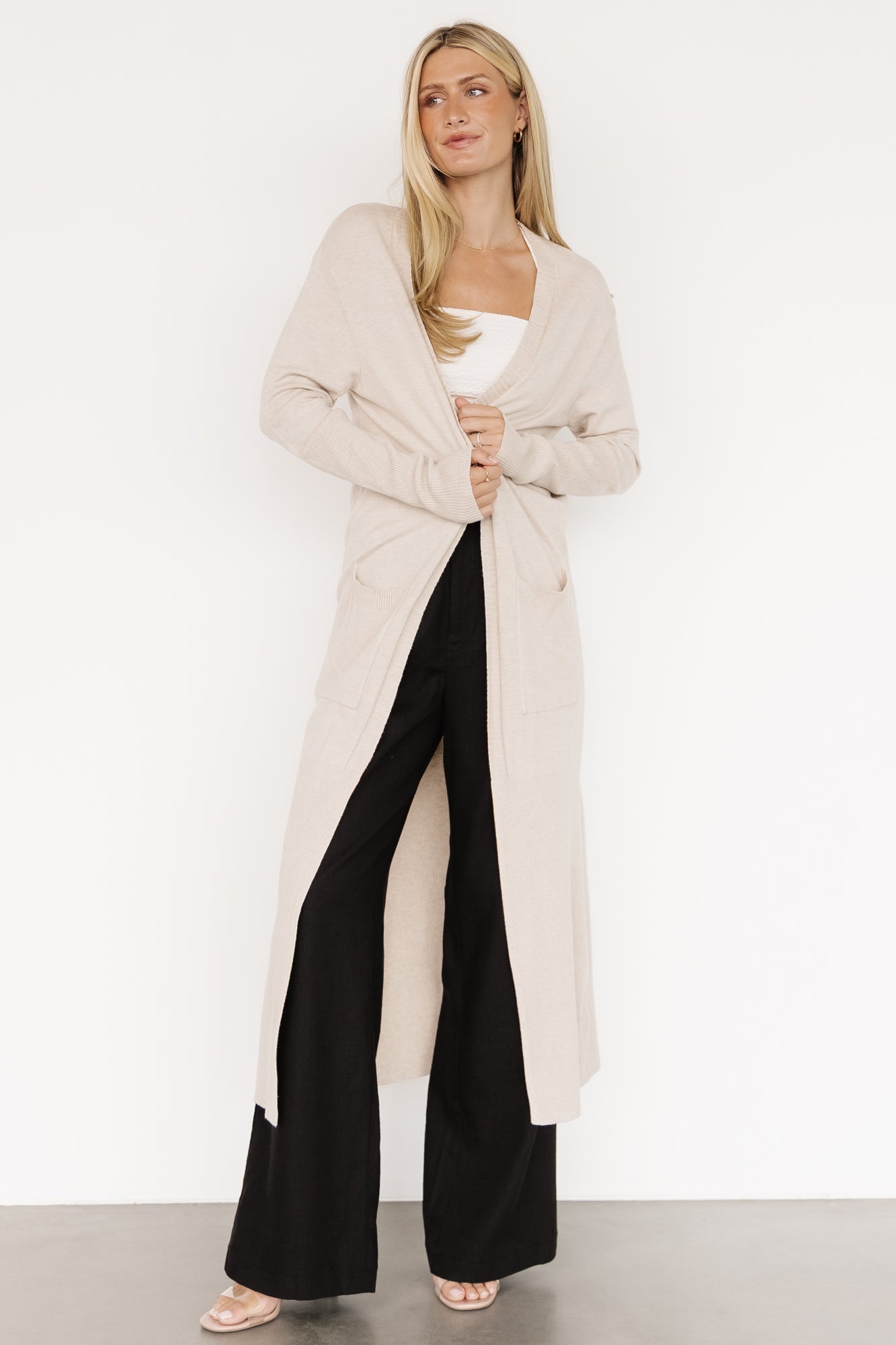 Adrienne Duster Cardigan | Natural