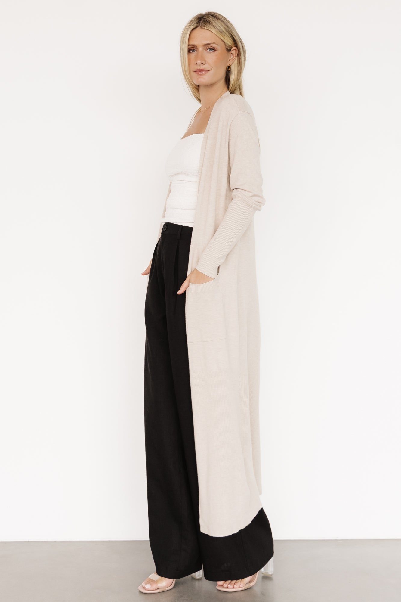 Adrienne Duster Cardigan | Natural