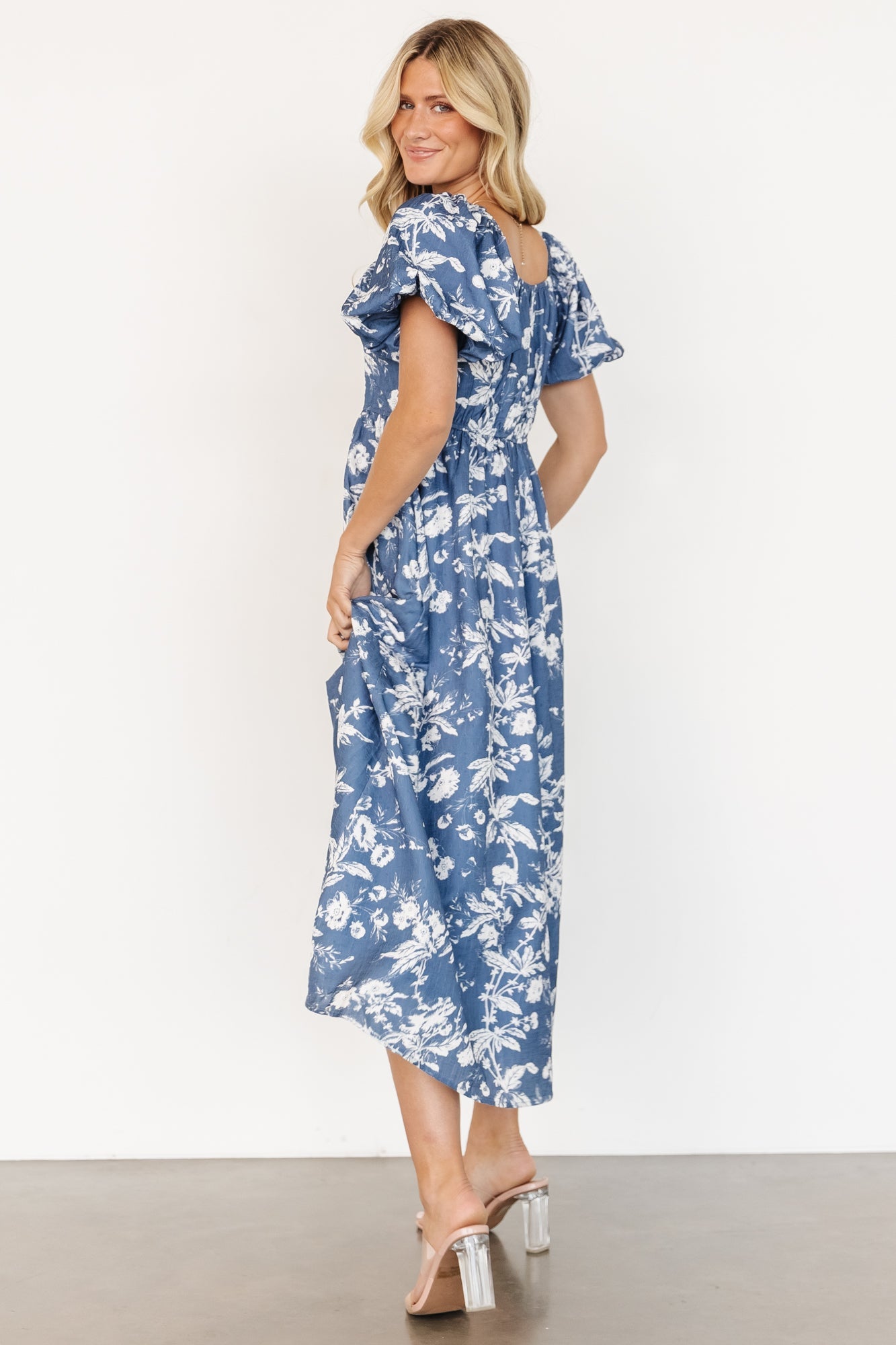 Graceland Maxi Dress | Slate + White Floral