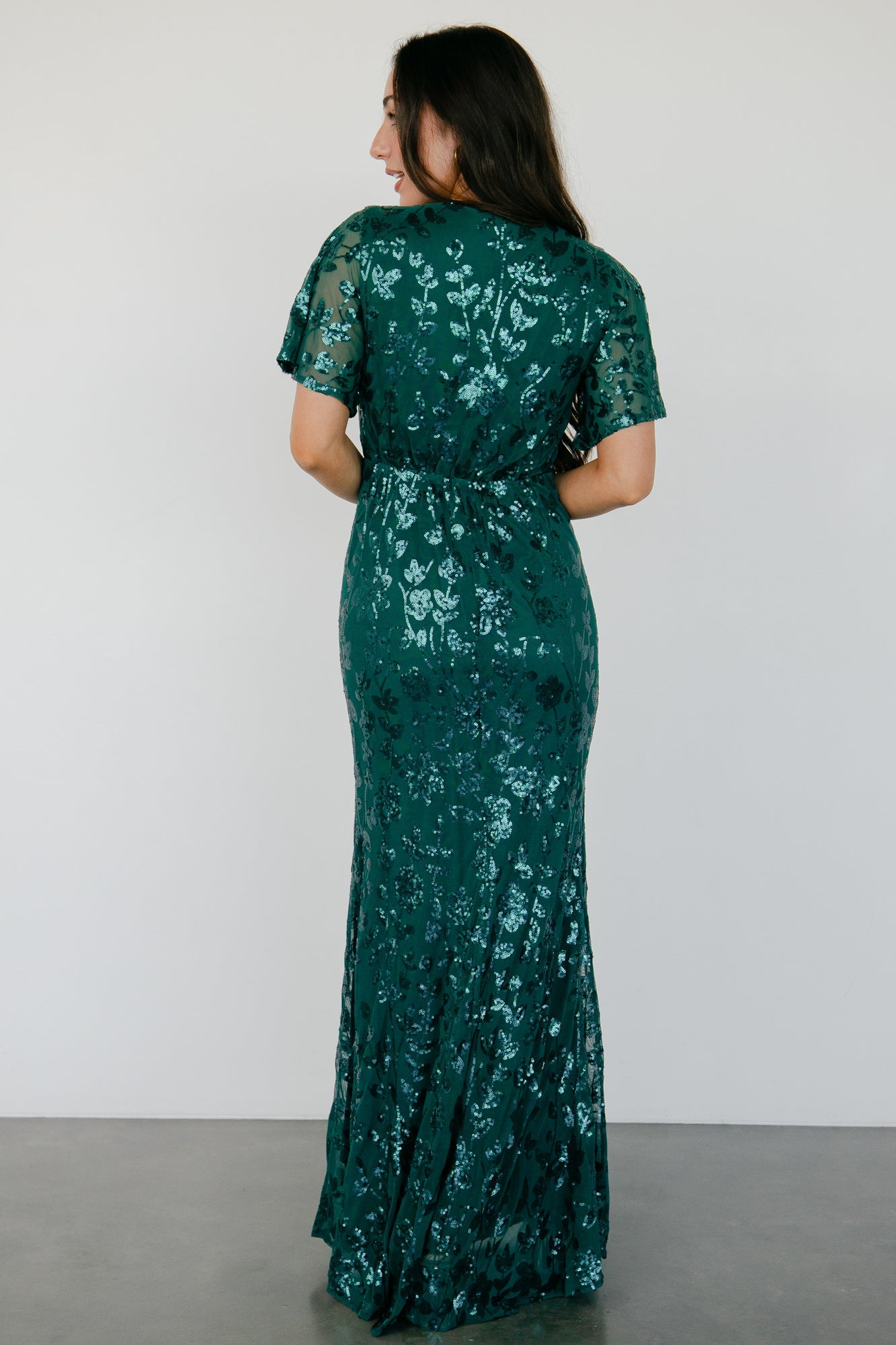 Esme Sequin Dress | Emerald