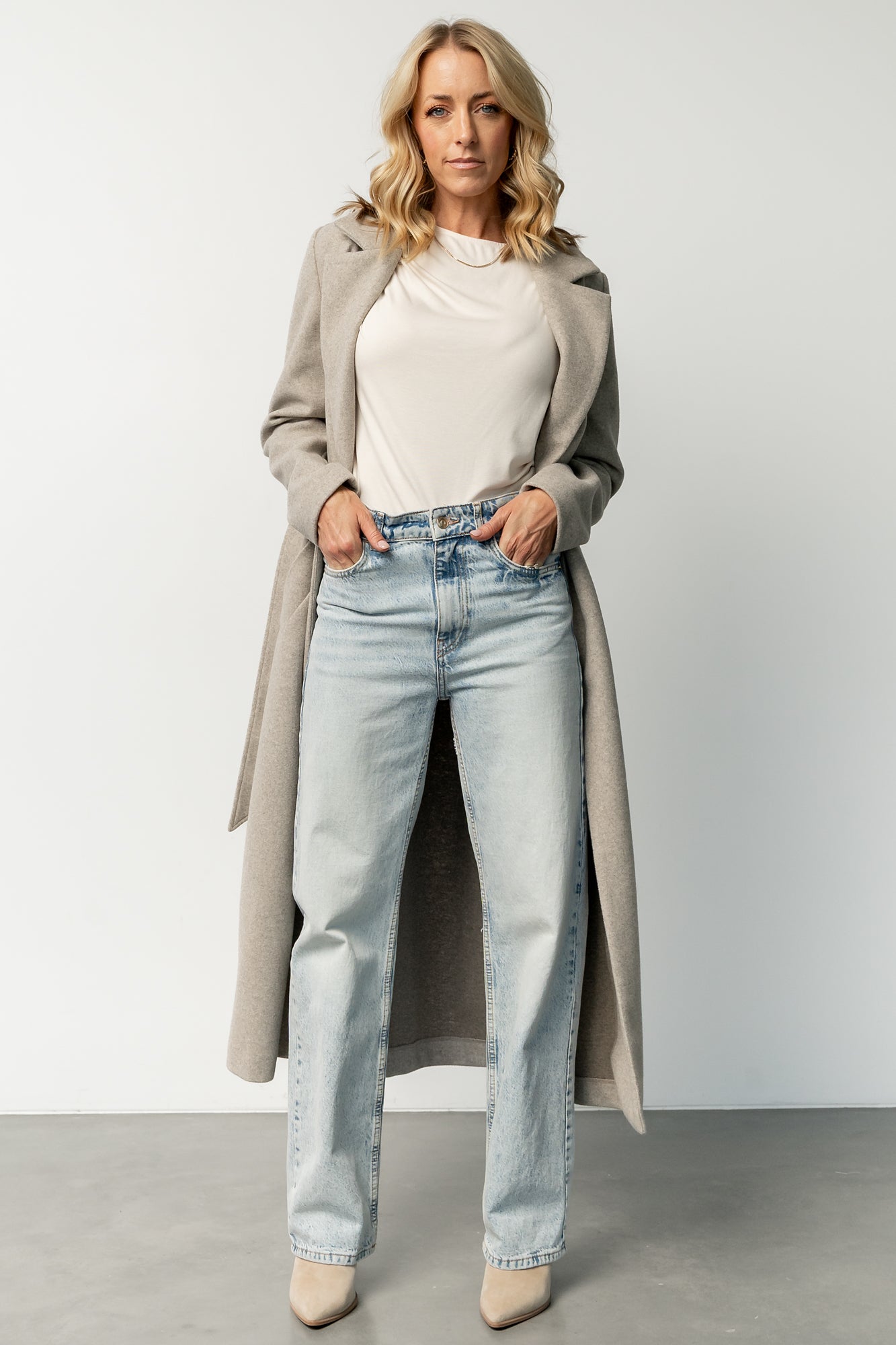 Glenwood Coat | Greige