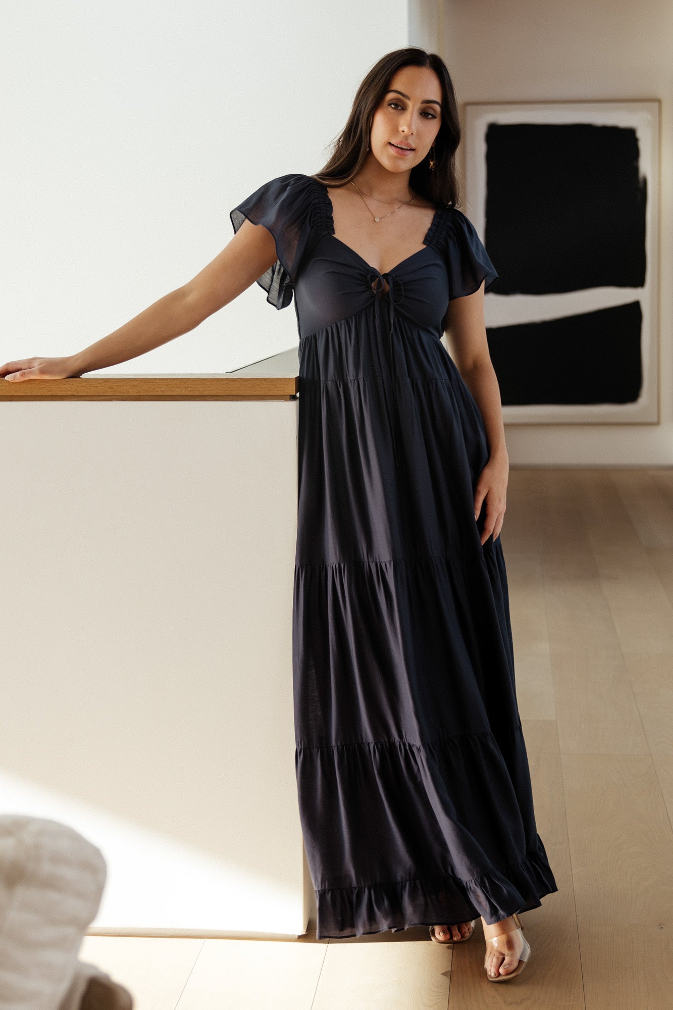 Agatha Maxi Dress | Dark Blue