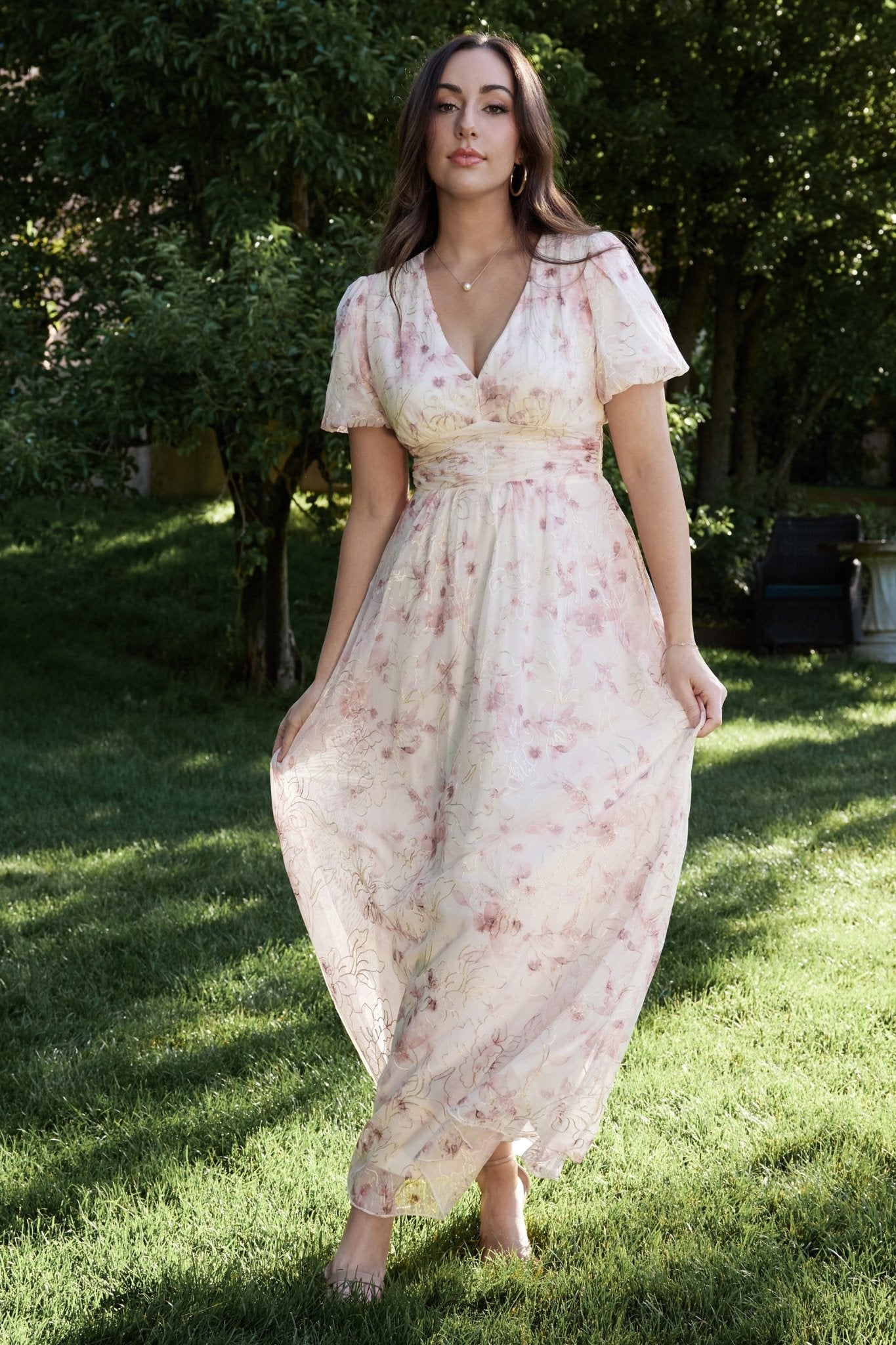 Ardley Maxi Dress | Mauve Floral