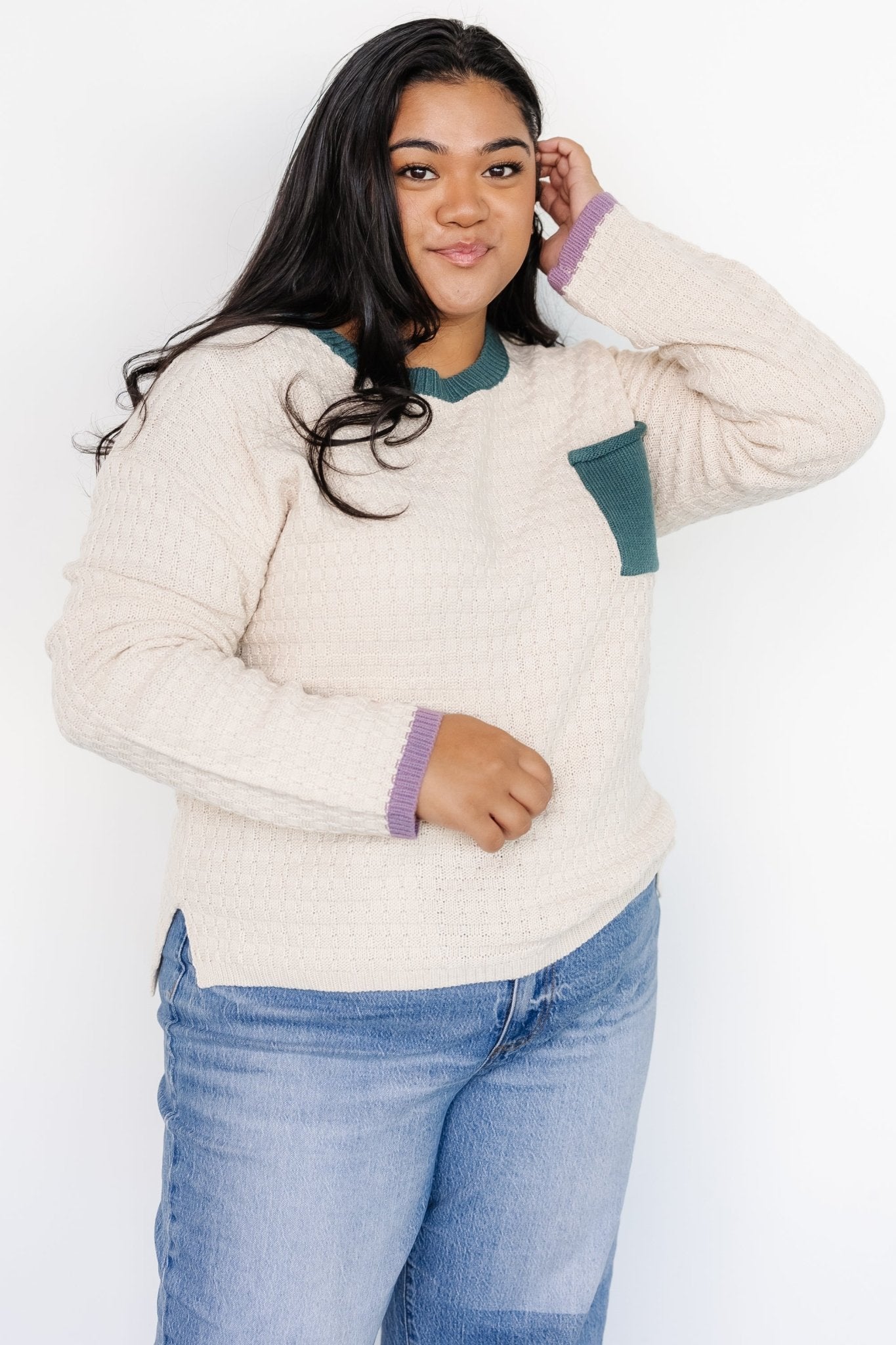 Brixton Weave Sweater | Oatmeal