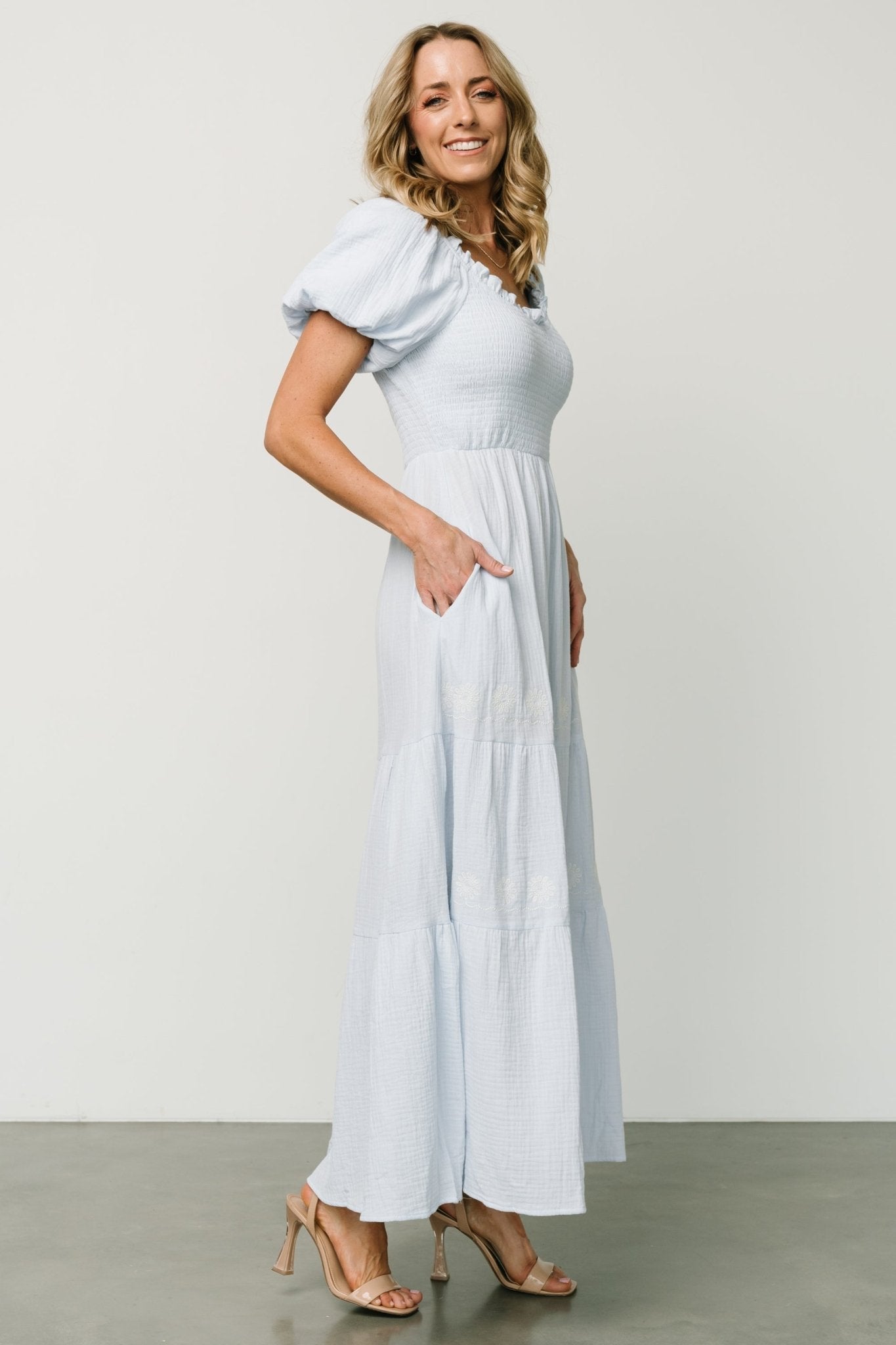 Carrington Maxi Dress | Light Blue