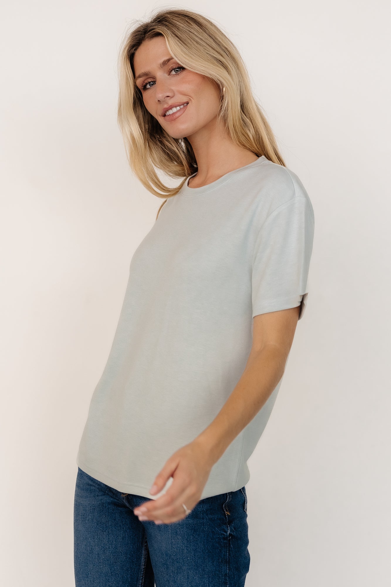 Elliot Relaxed Tee | Pale Mint
