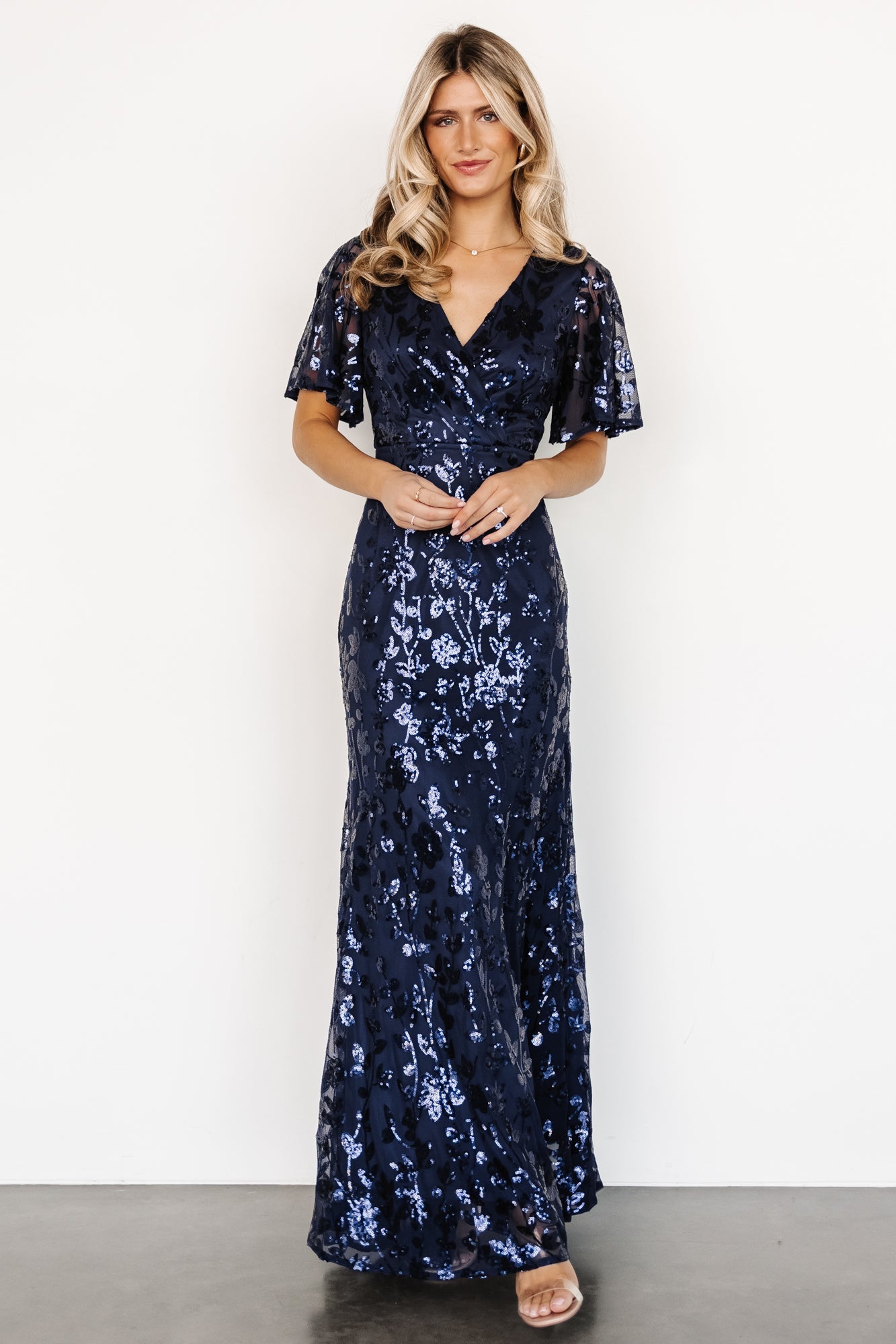 Esme Sequin Dress | Navy