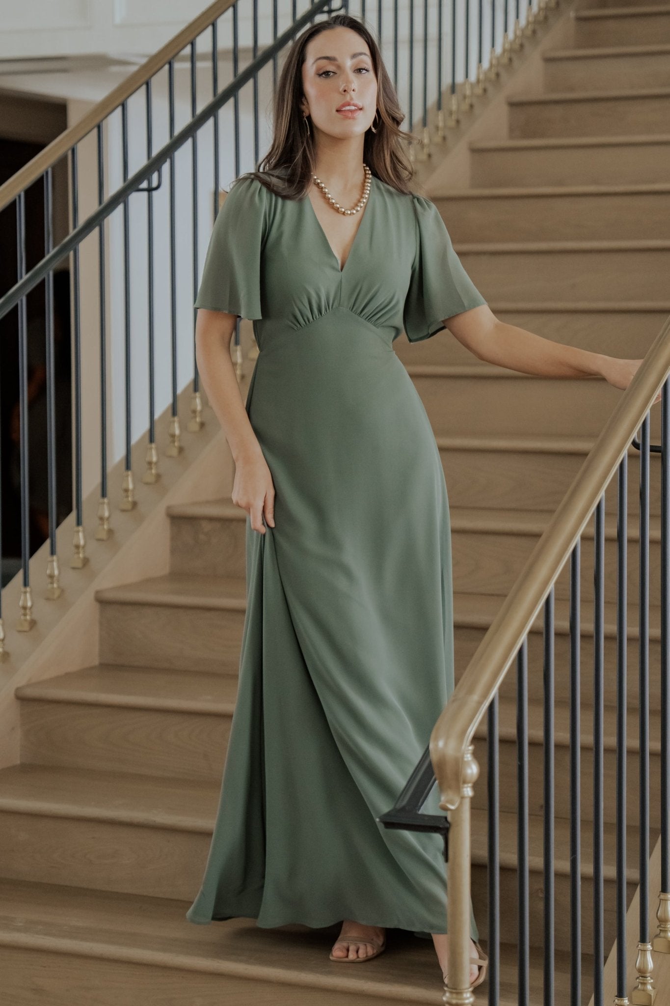 Esti Maxi Dress | Dark Sage