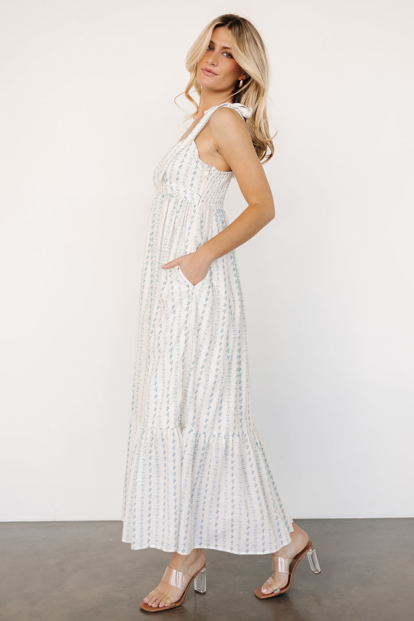 Kennie Maxi Dress | Cream Multi Floral