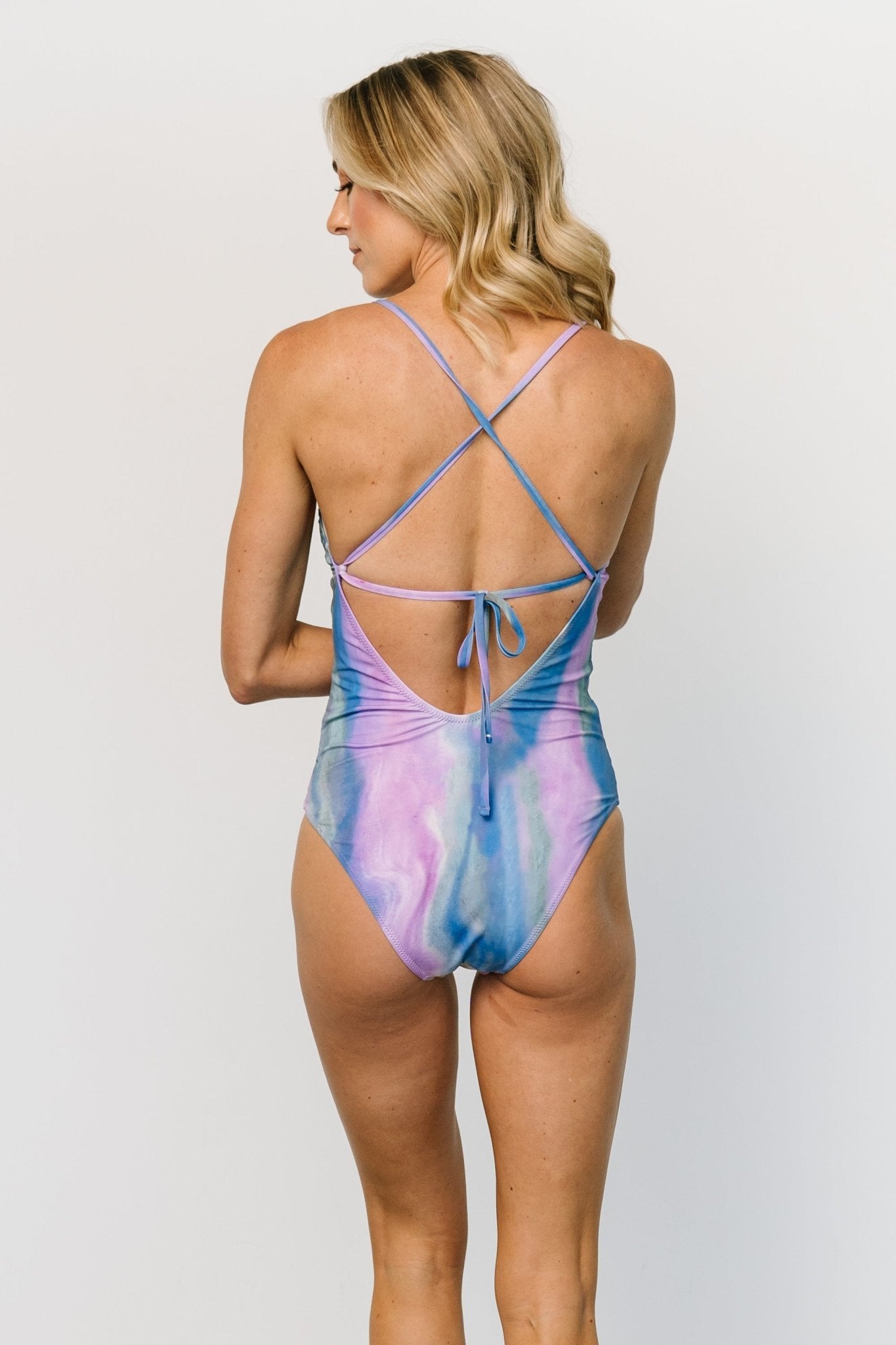 Mykonos One Piece | Purple + Blue