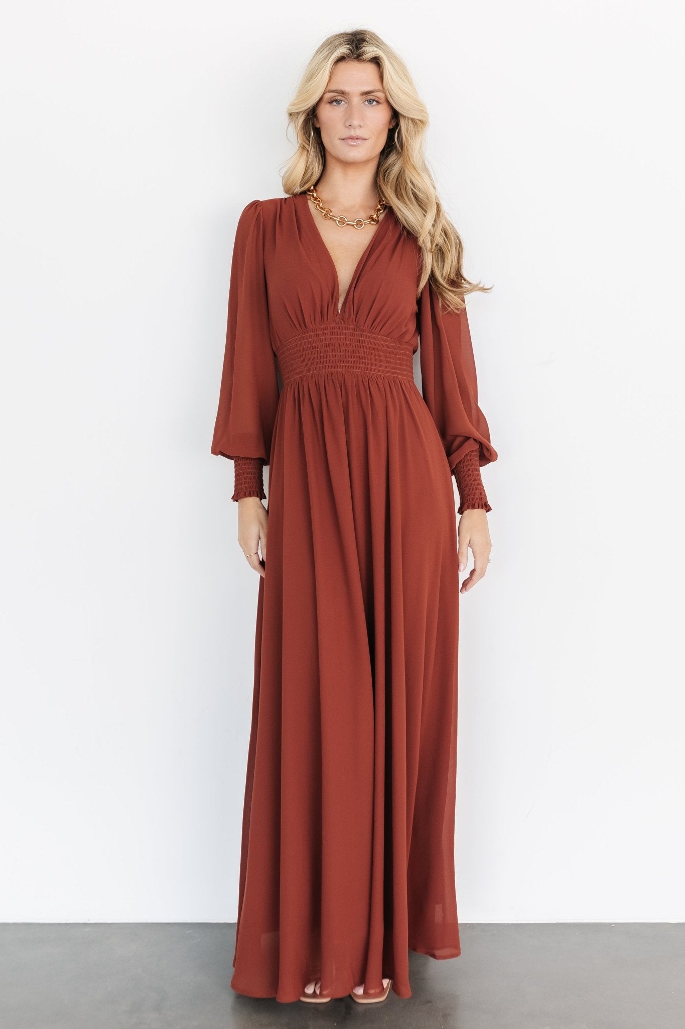 Olivia Maxi Dress | Cinnamon
