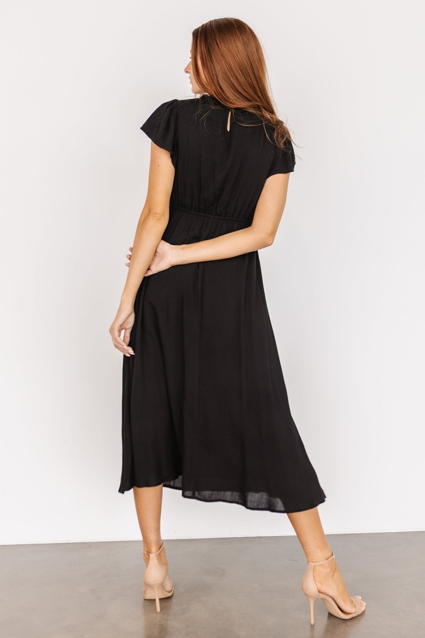 Prestyn Midi Dress | Black
