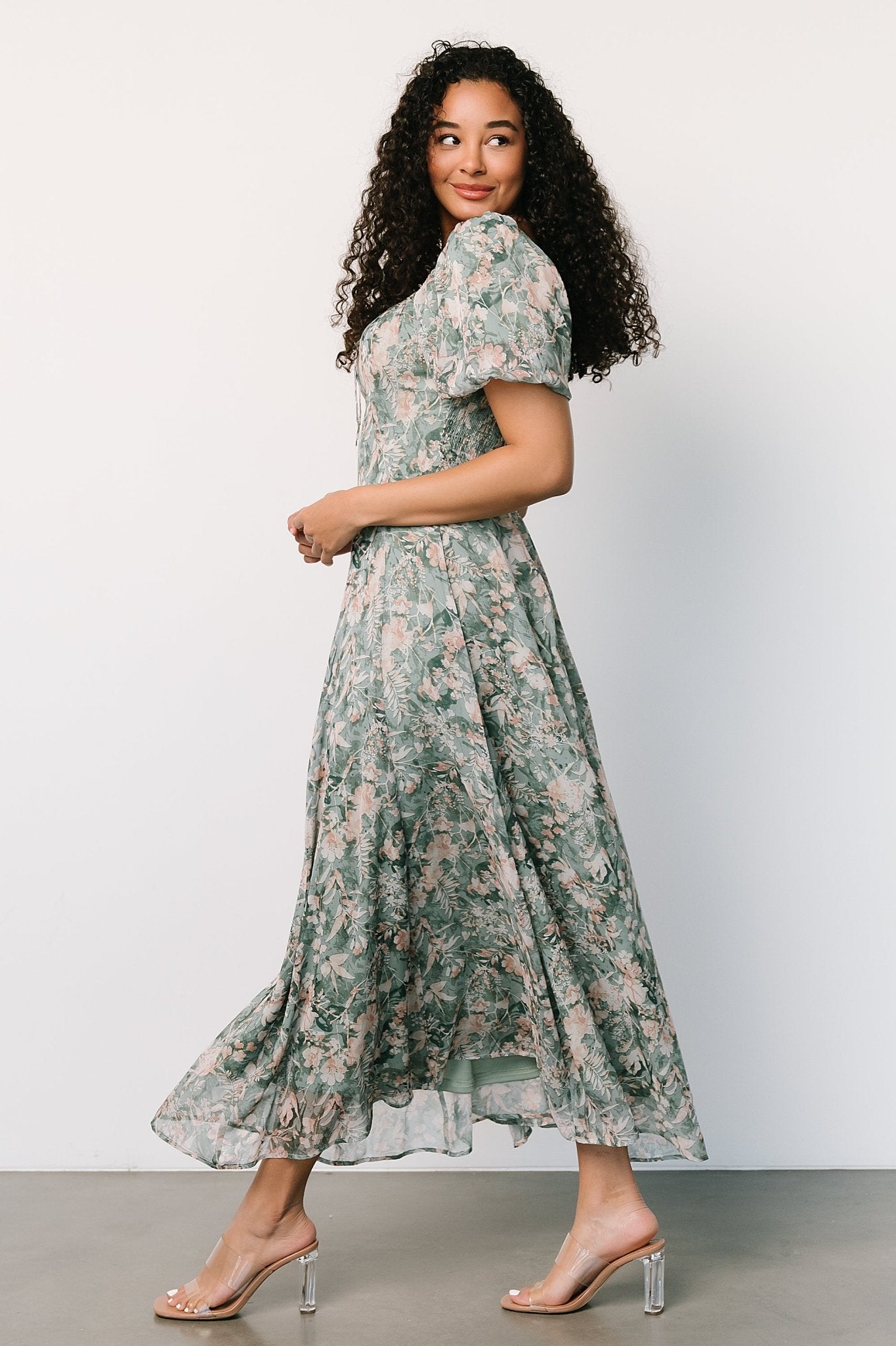 Raelynn Maxi Dress | Sage Floral