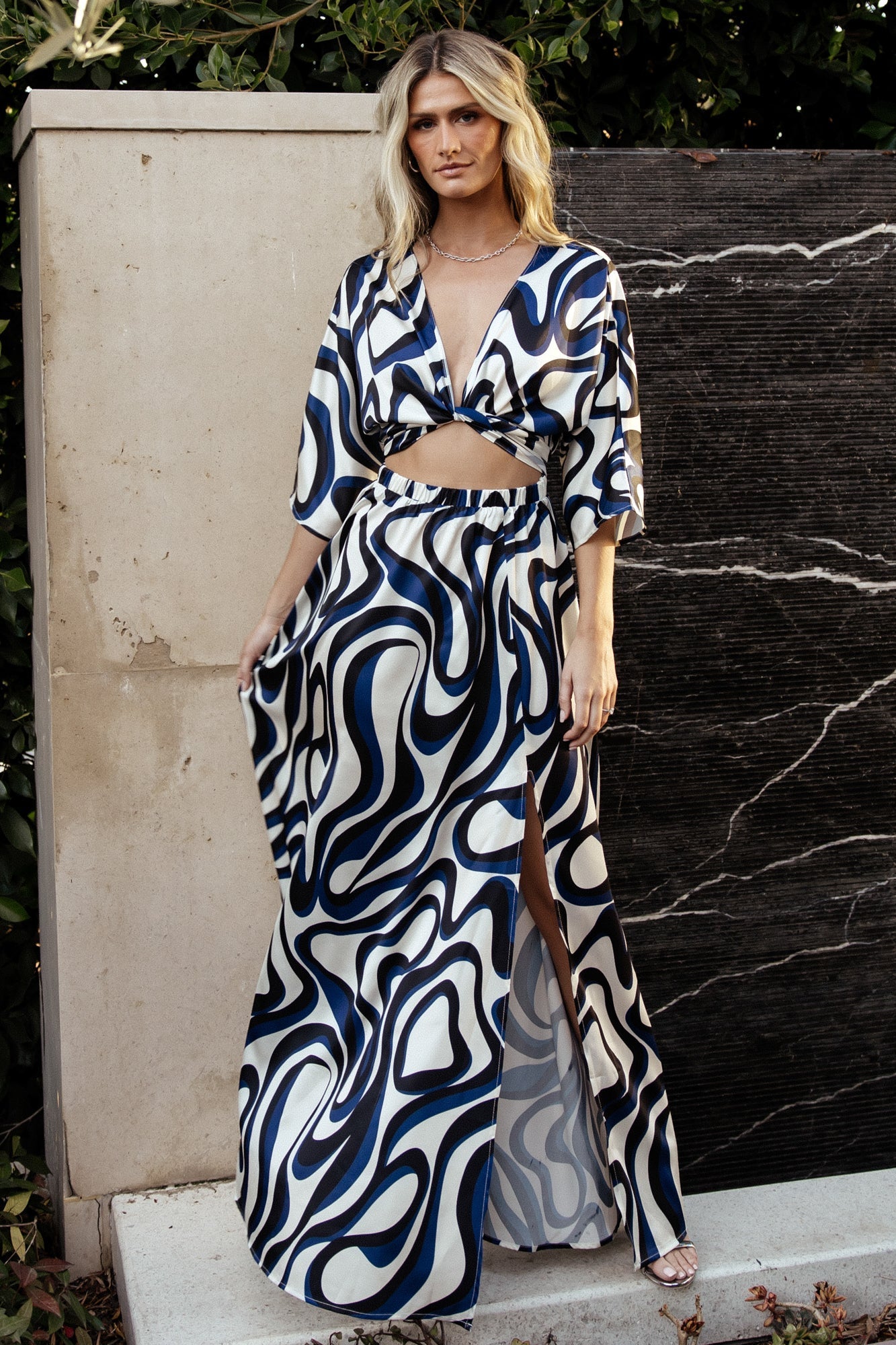 Stella Maxi Dress | Ivory Multi Print