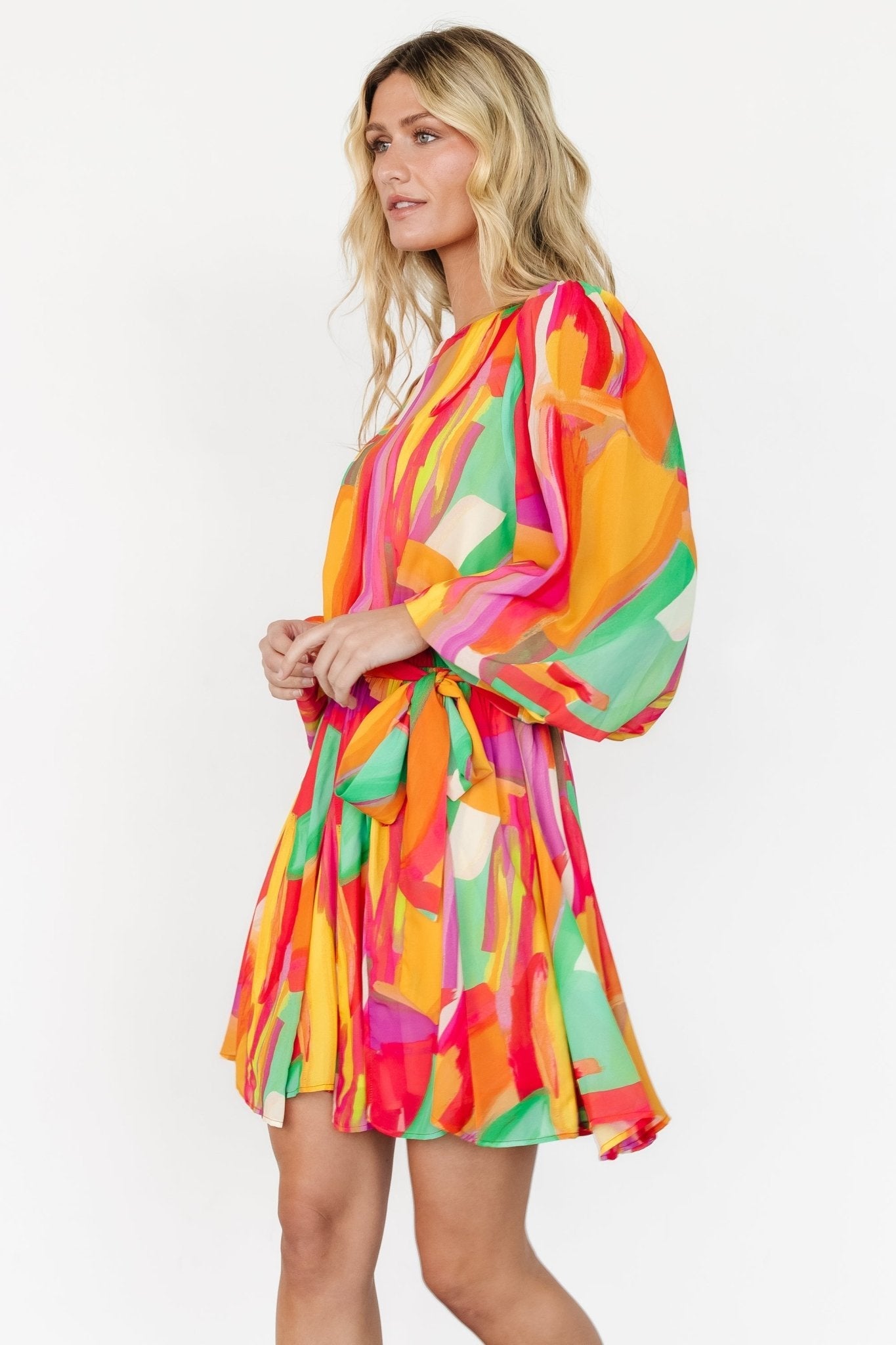 Tavana Short Dress | Multi Print