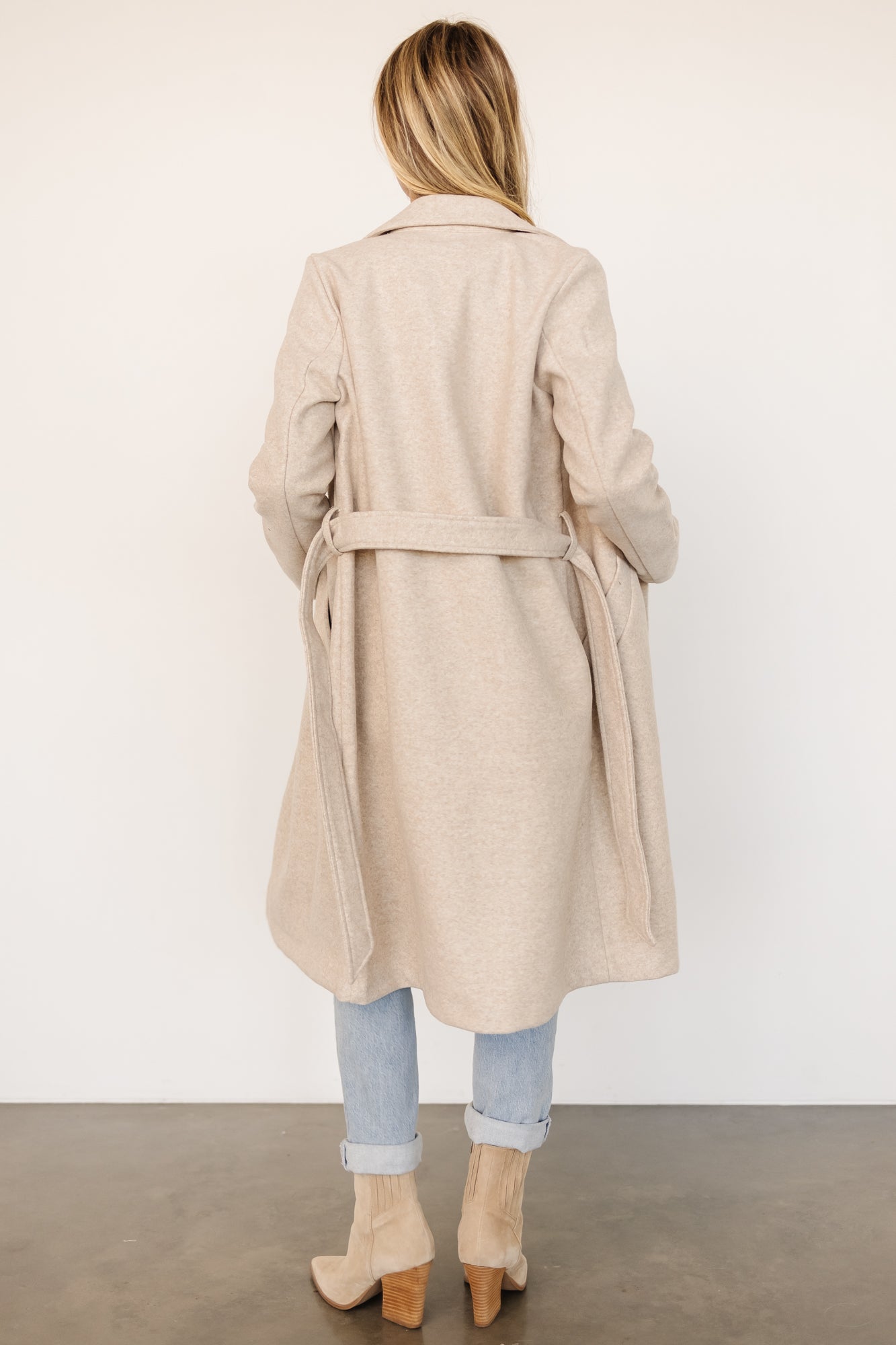 Valdez Long Coat | Oatmeal