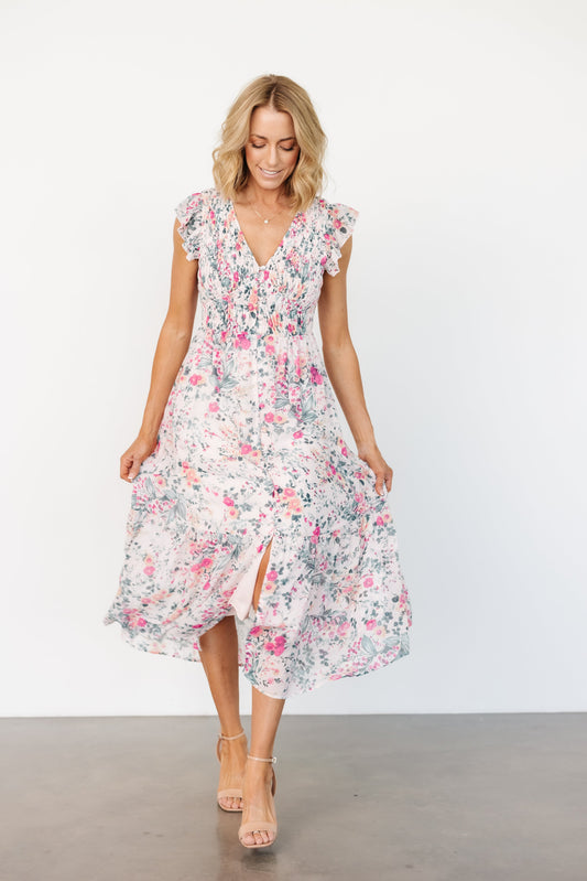 Florencia Dress | Blush + Sage