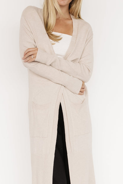 Adrienne Duster Cardigan | Natural