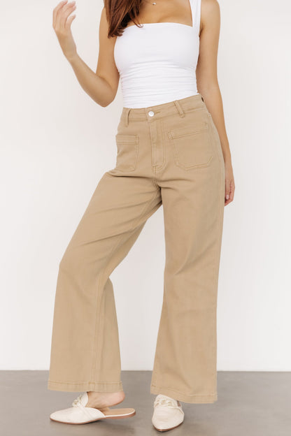 Emery Denim Pants | Natural