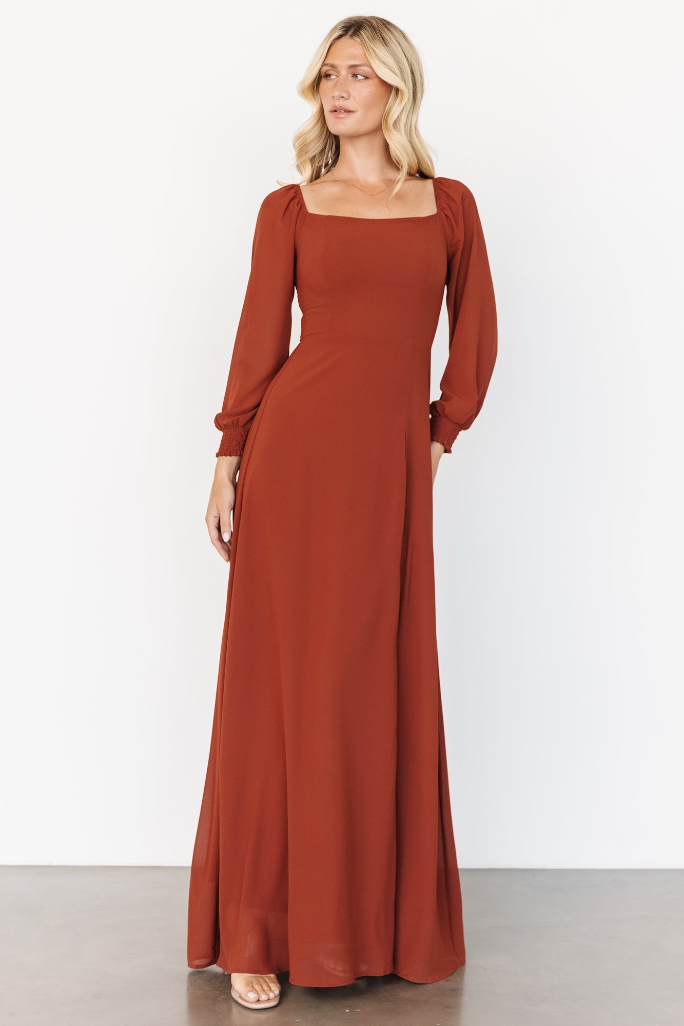 Giselle Maxi Dress | Rust