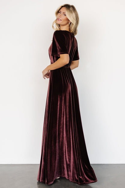 Vivian Velvet Maxi Dress | Clove