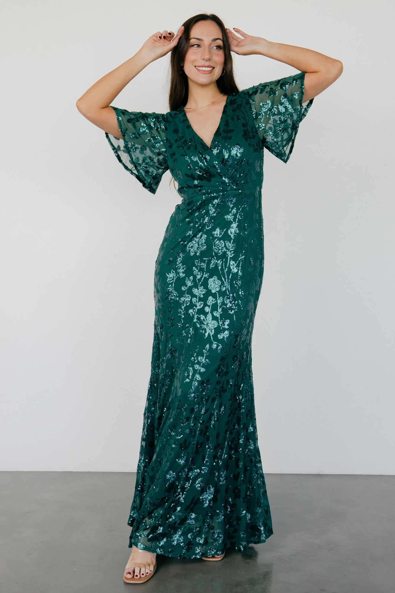 Esme Sequin Dress | Emerald