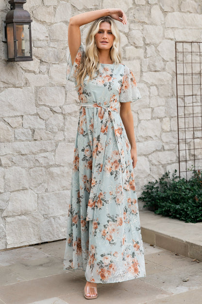 Katalaya Maxi Dress  | Sage + Gold