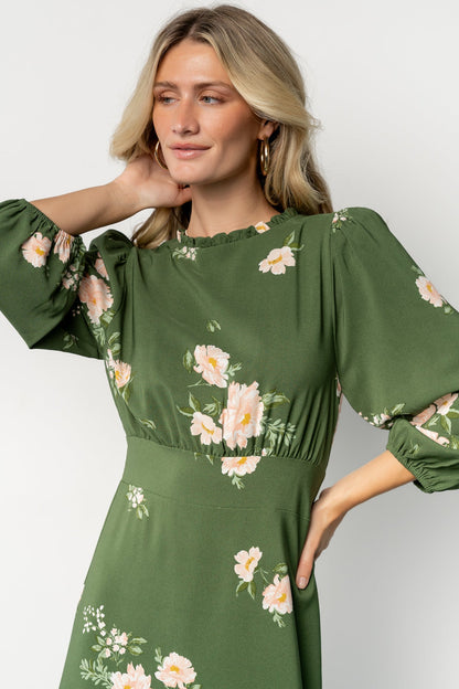 Karalie Maxi Dress | Green Floral