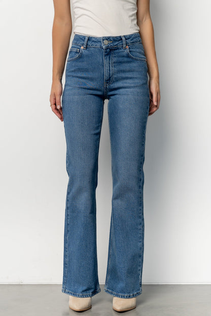 Michel High Rise Bootcut Jeans | Mid Wash