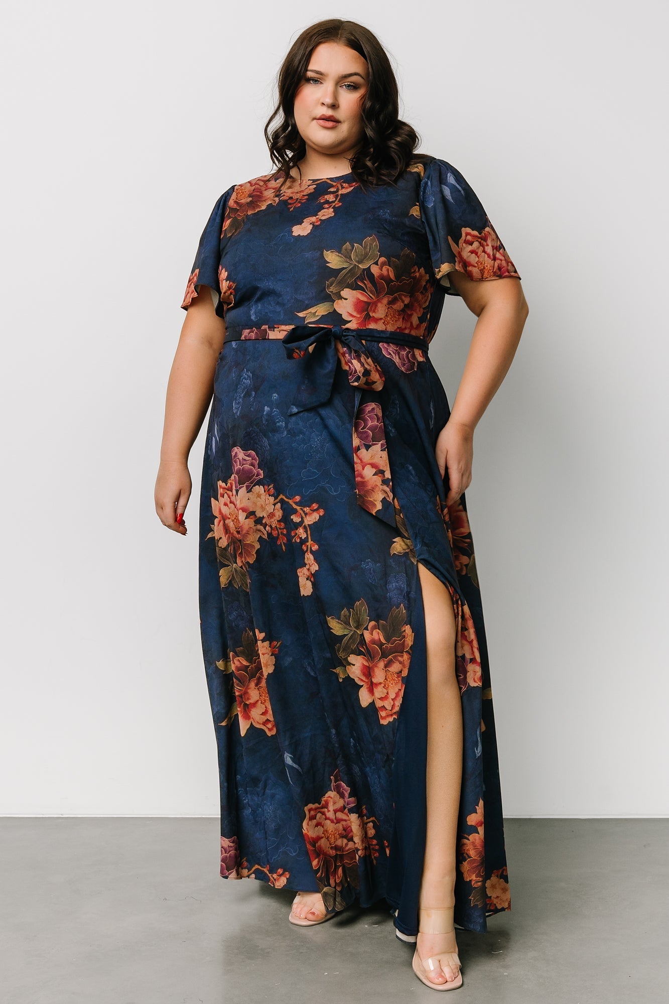Colina Maxi Dress | Navy Floral