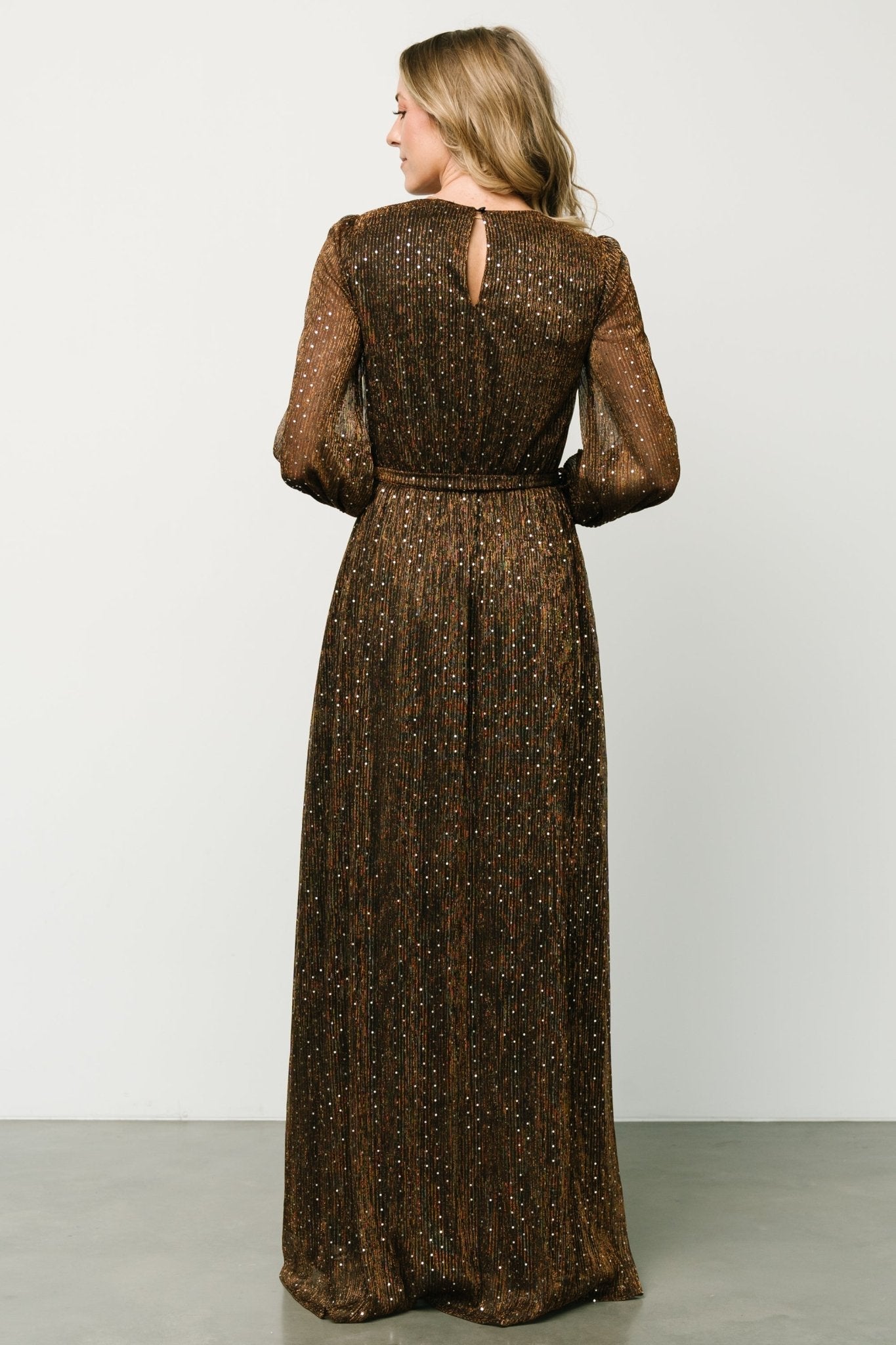 Abigail Sparkle Gown | Bronze