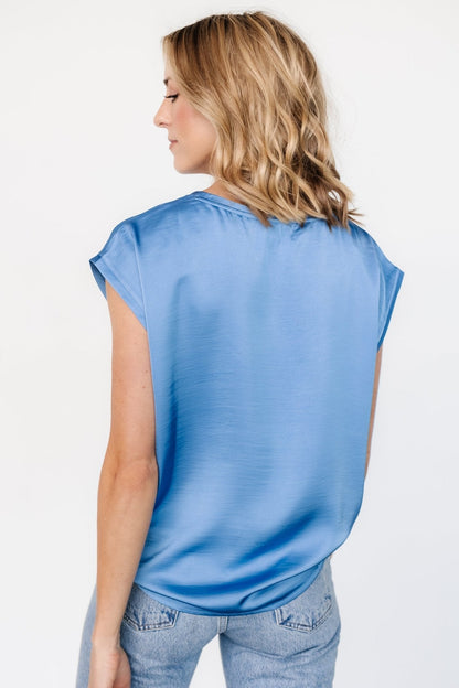Adina Top | Winter Blue