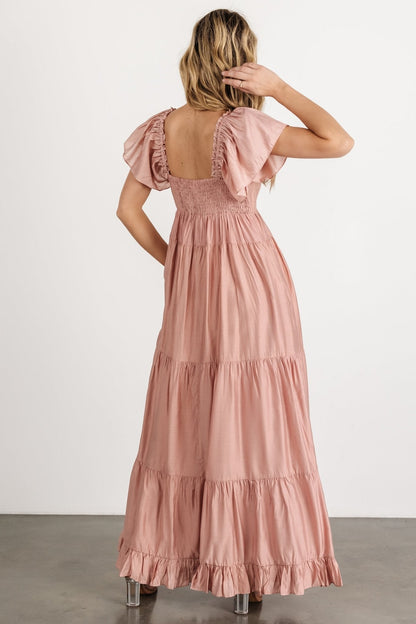 Agatha Maxi Dress | Dusty Mauve