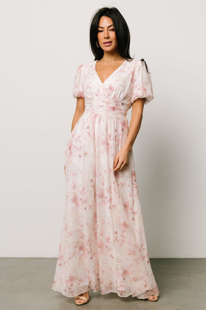 Ardley Maxi Dress | Mauve Floral