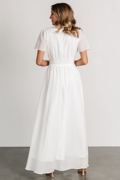 Birdie Maxi Dress | White