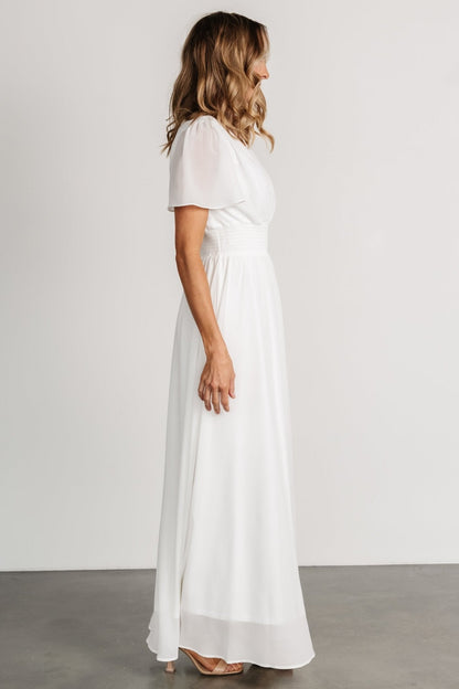 Birdie Maxi Dress | White
