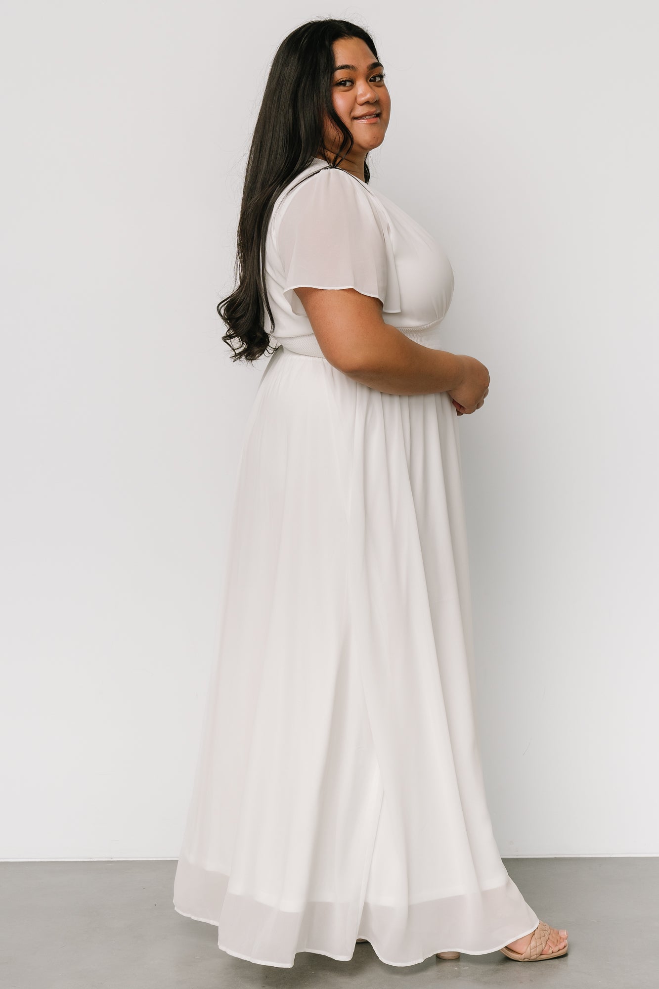 Birdie Maxi Dress | White