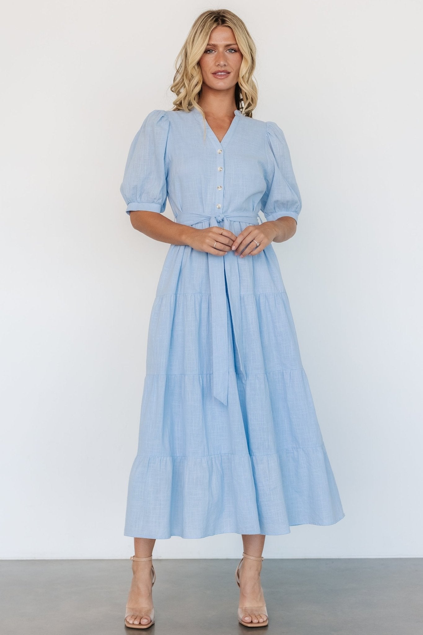 Camille Maxi Dress | Light Blue