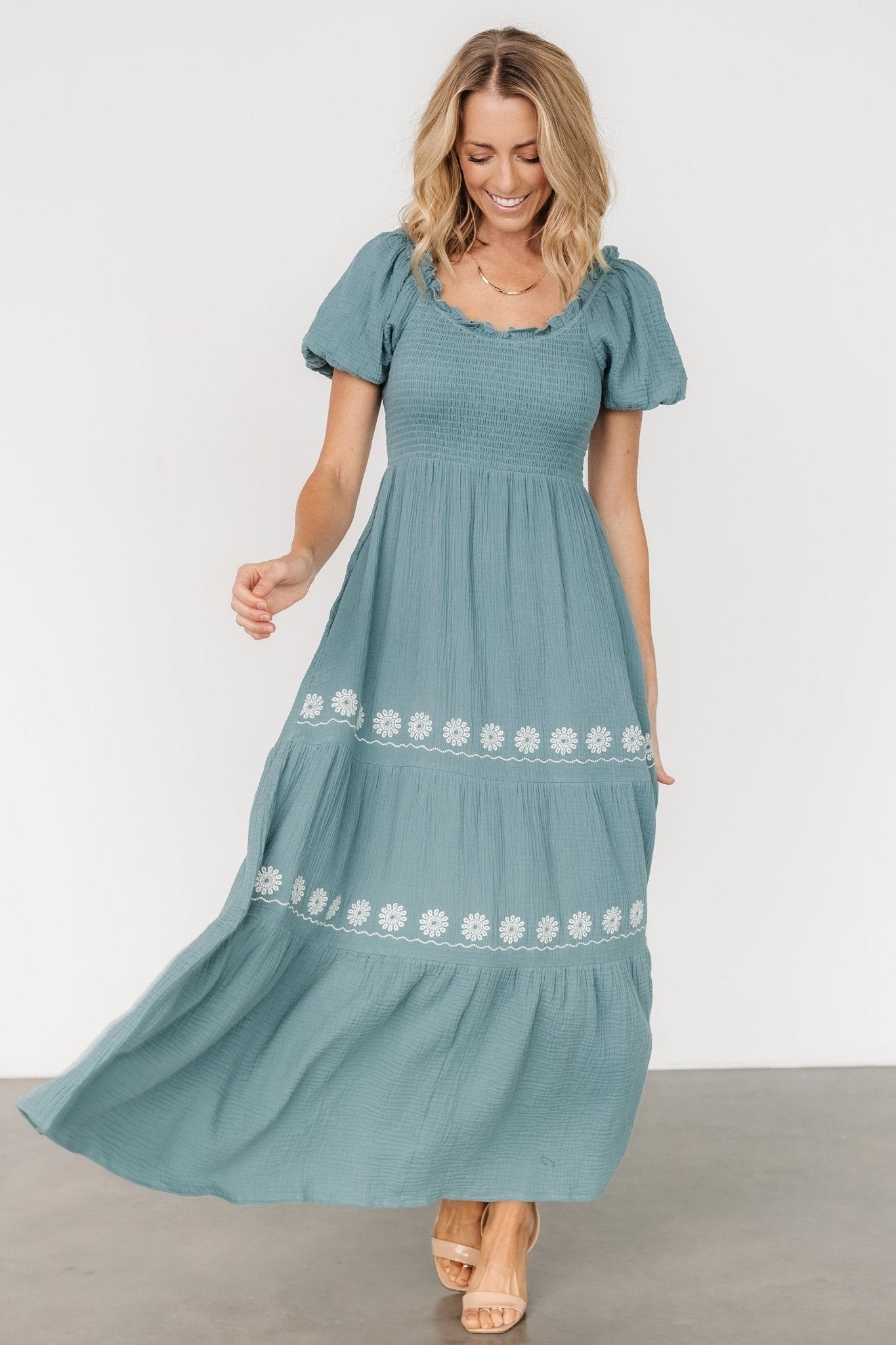 Carrington Maxi Dress | Vintage Teal
