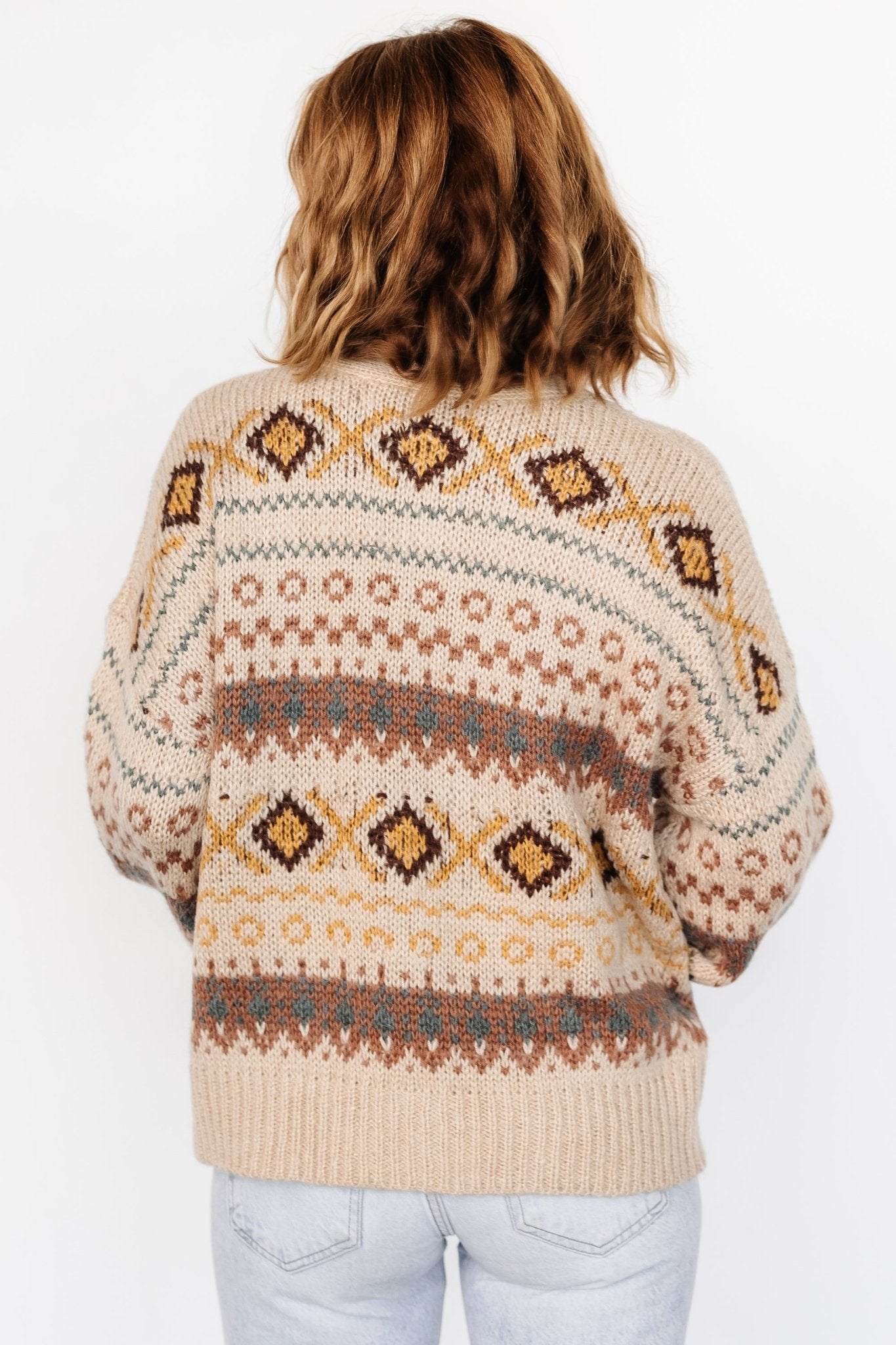 Cody Knit Cardigan | Taupe Multi