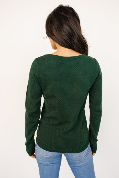 Debbie Knit Top | Dark Green