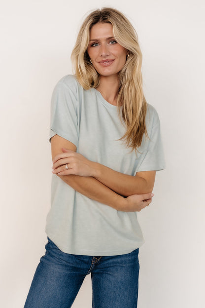 Elliot Relaxed Tee | Pale Mint