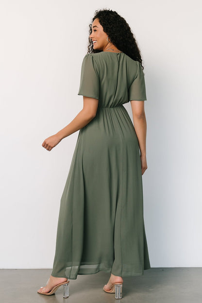 Esti Maxi Dress | Dark Sage