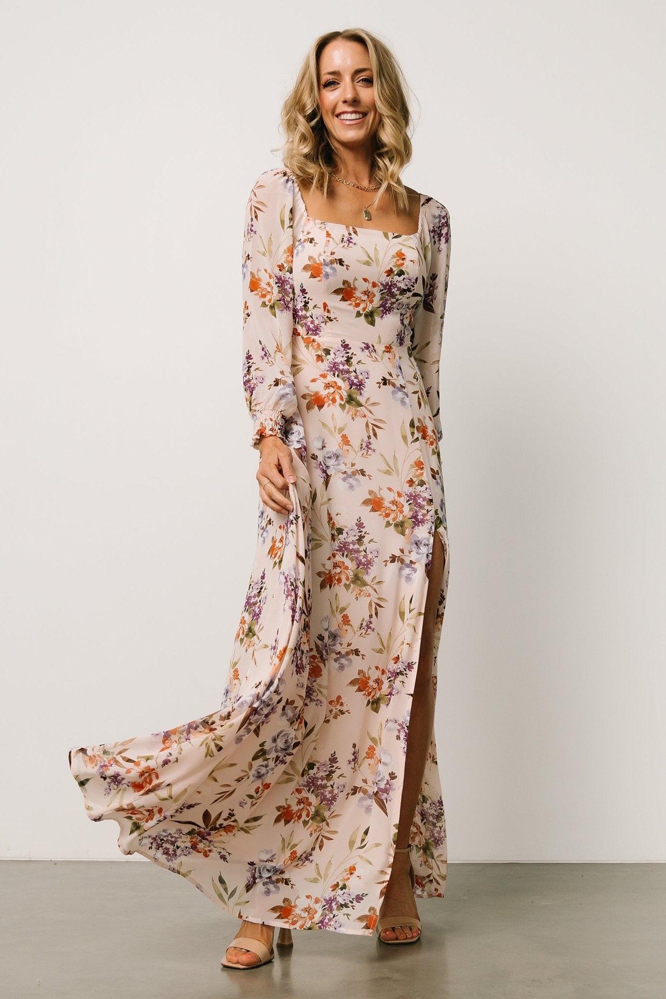Giselle Maxi Dress | Blush Multi Floral
