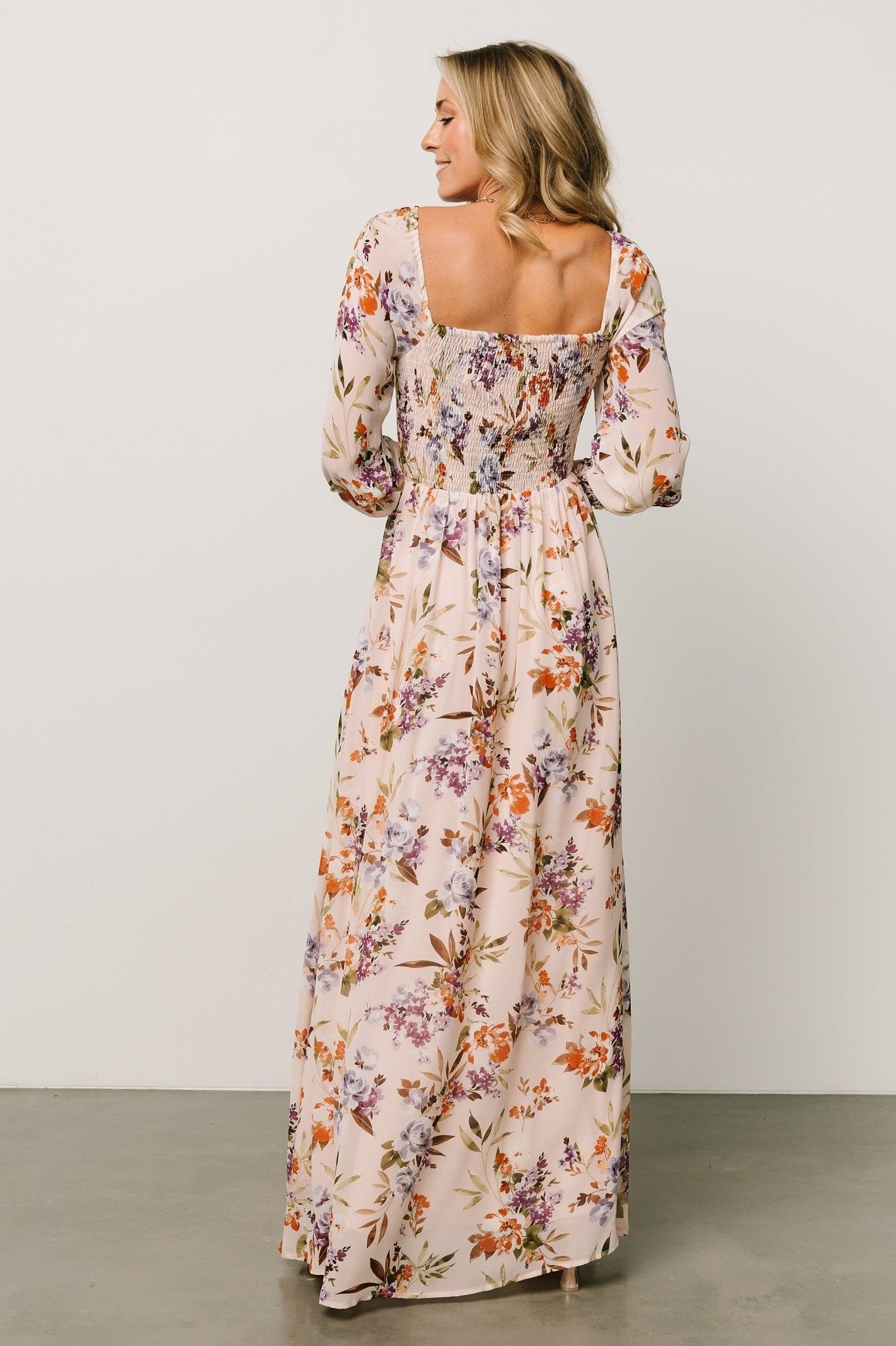 Giselle Maxi Dress | Blush Multi Floral