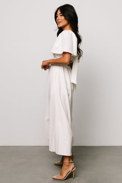 Indie Back Tie Dress | Off White