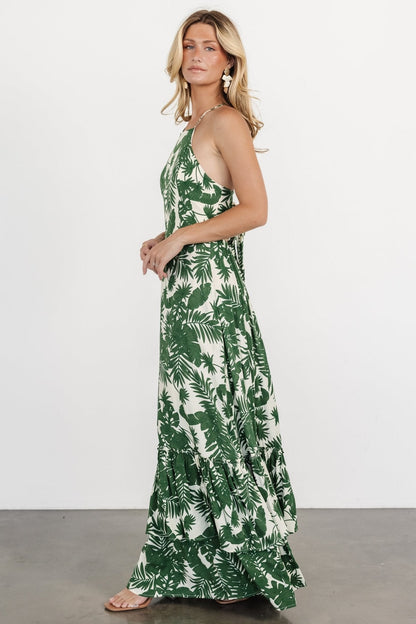 Indio Maxi Dress | Green Print