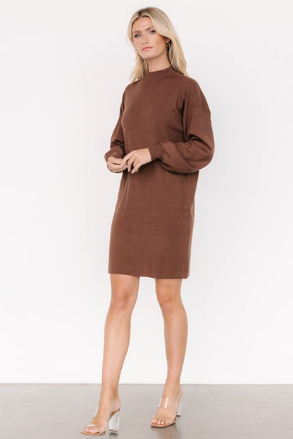 Jennings Sweater Dress | Brown