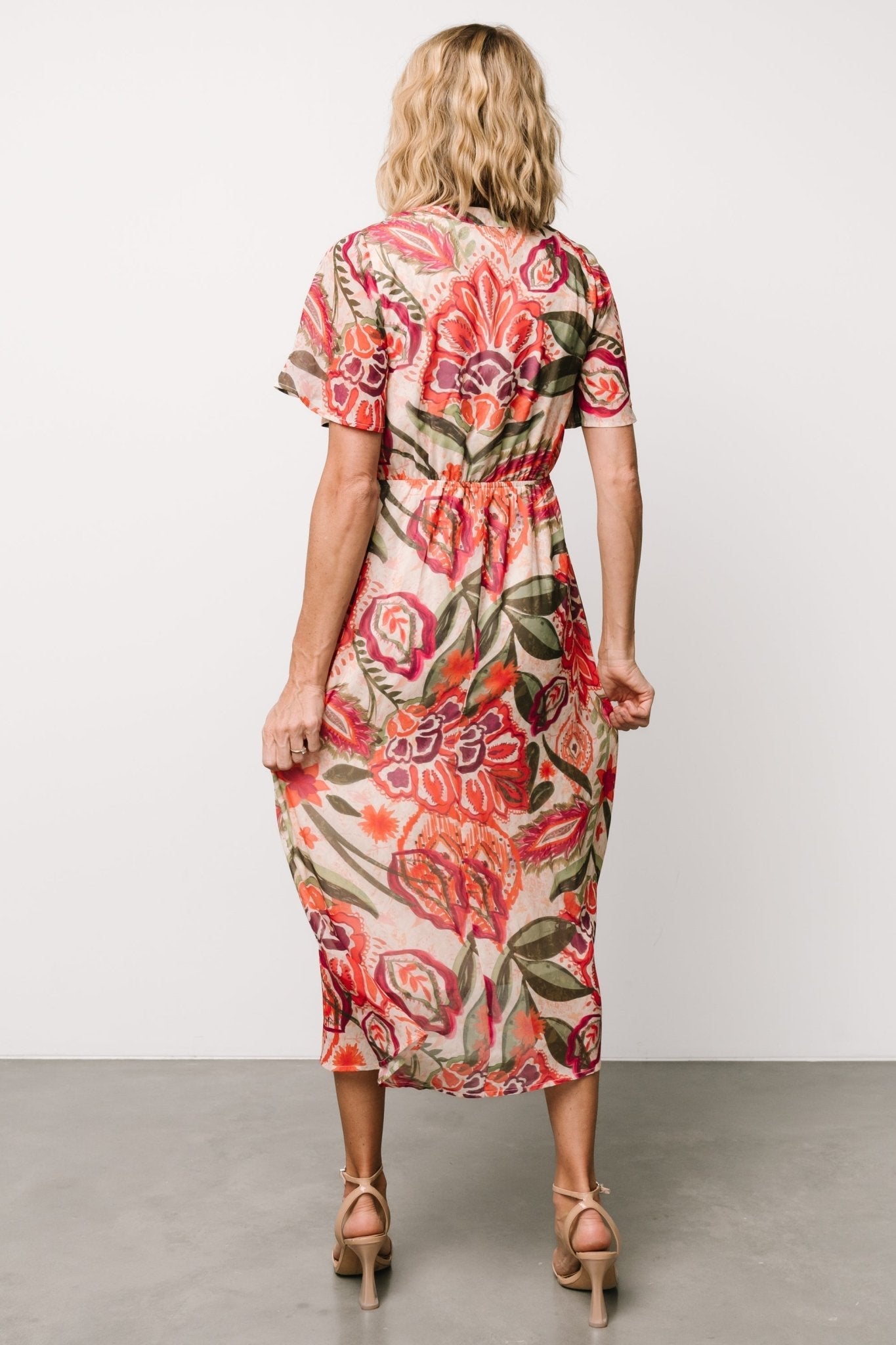 Junie Midi Dress | Multi Print